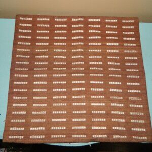 West Elm Dash Silk Pillow Cover 18x18 Brown (G-33)